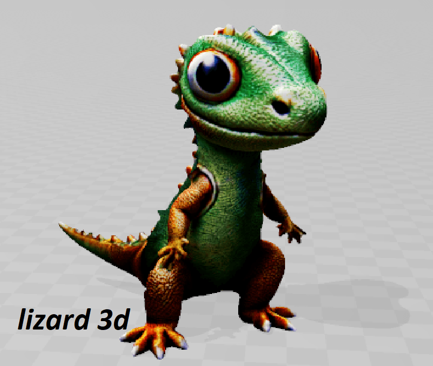 lizard figure.stl 3d model