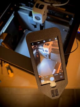 Bambu Labs P1P iPhone Holder #ThangsBambuContest 3d model