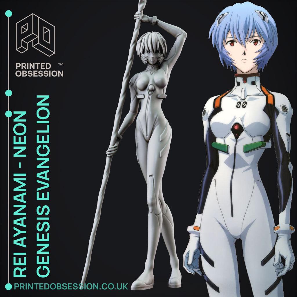 Rei Ayanami - Neon Genesis Evangelion - Fanart 3d model