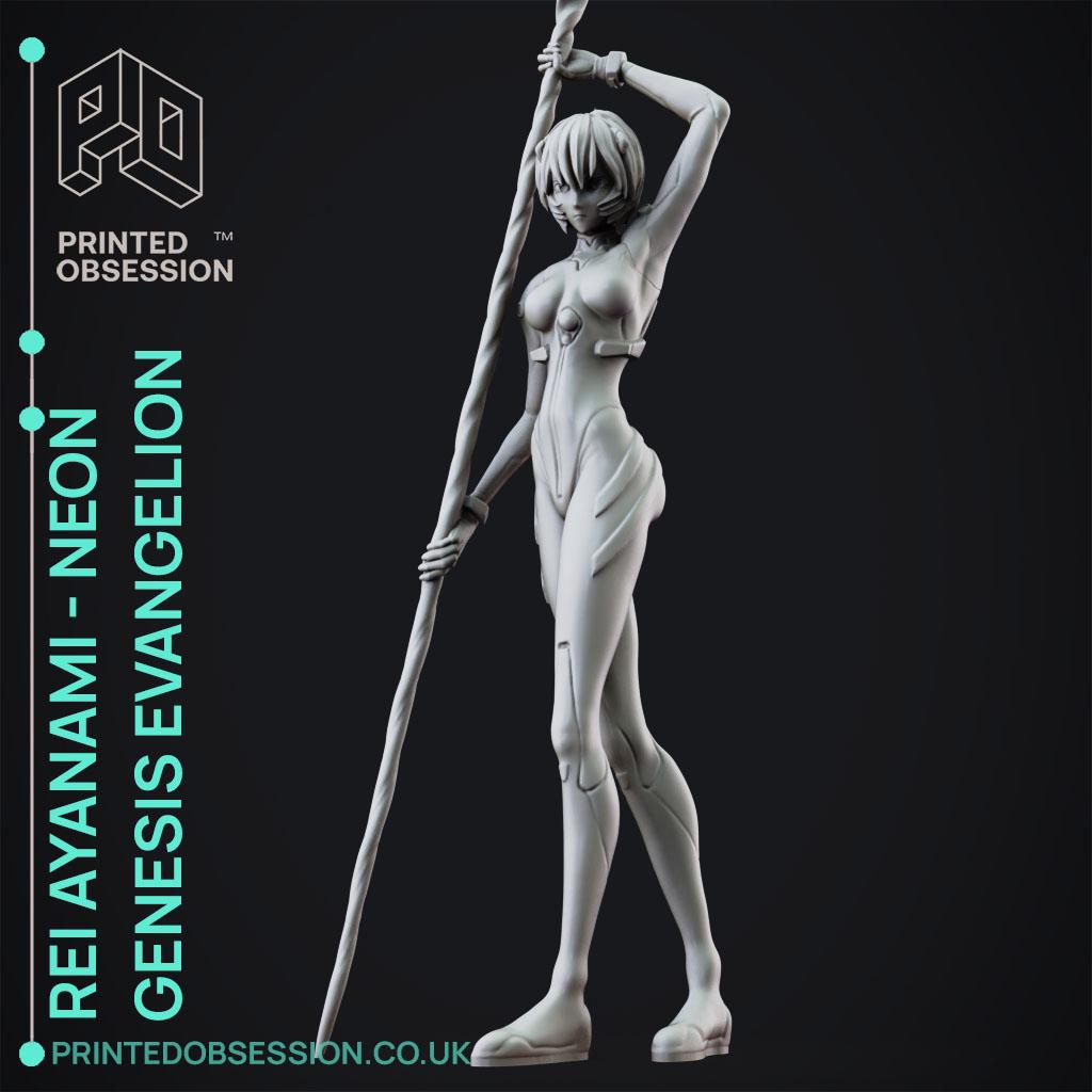 Rei Ayanami - Neon Genesis Evangelion - Fanart 3d model