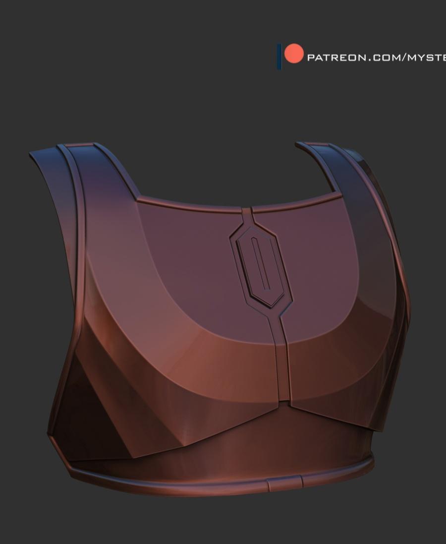 Armorer chest piece 3d model