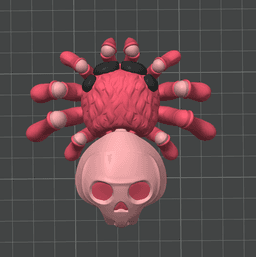 Cute Spooky Spider Articulated 3d model