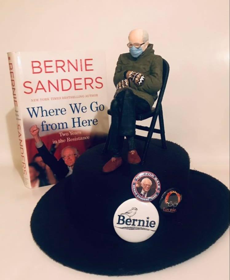 Bundled Up Bernie - printed on a anycubic i3 mega and hand painted with dollar store paint for my niece  - 3d model