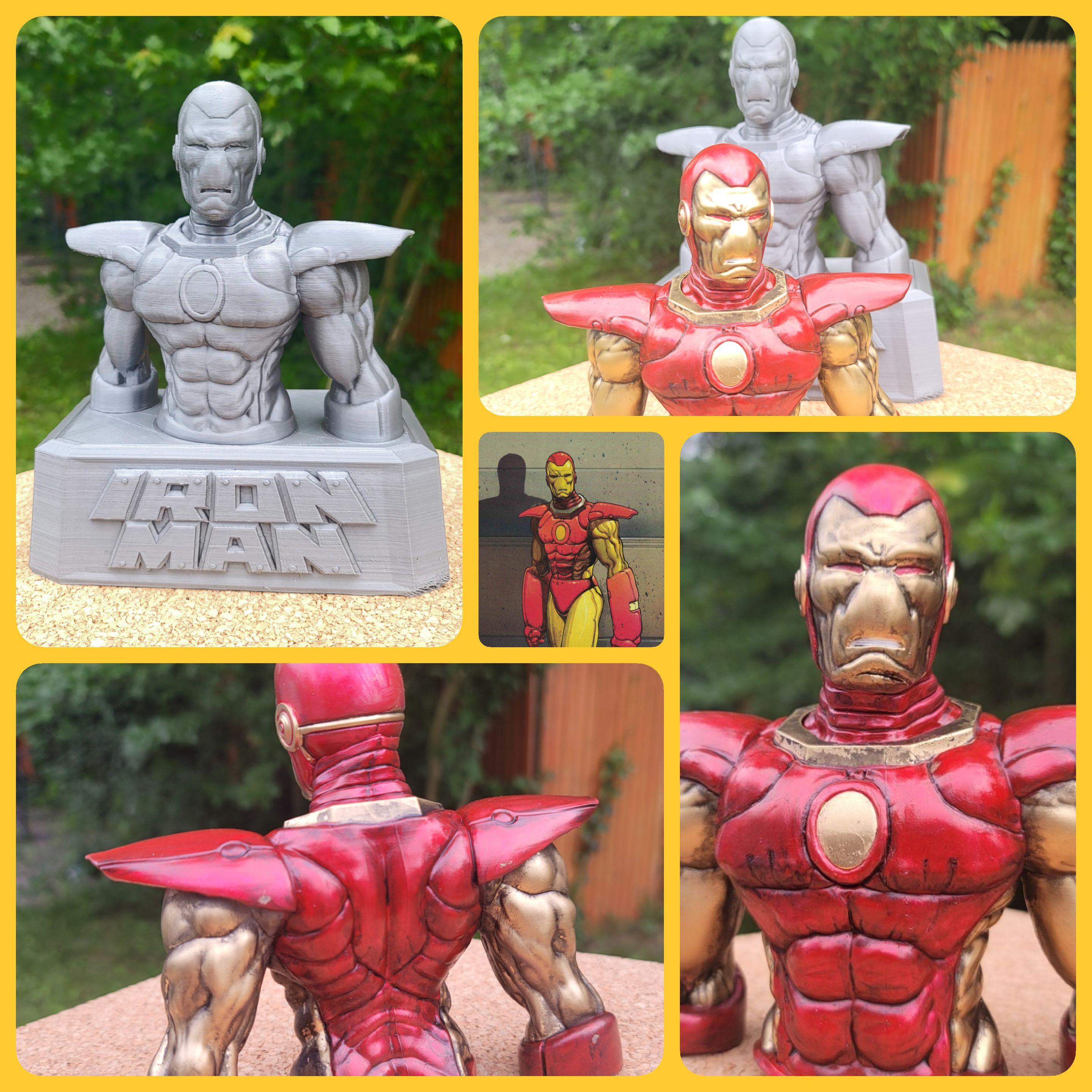 Iron man Moebius FAN ART 3d model