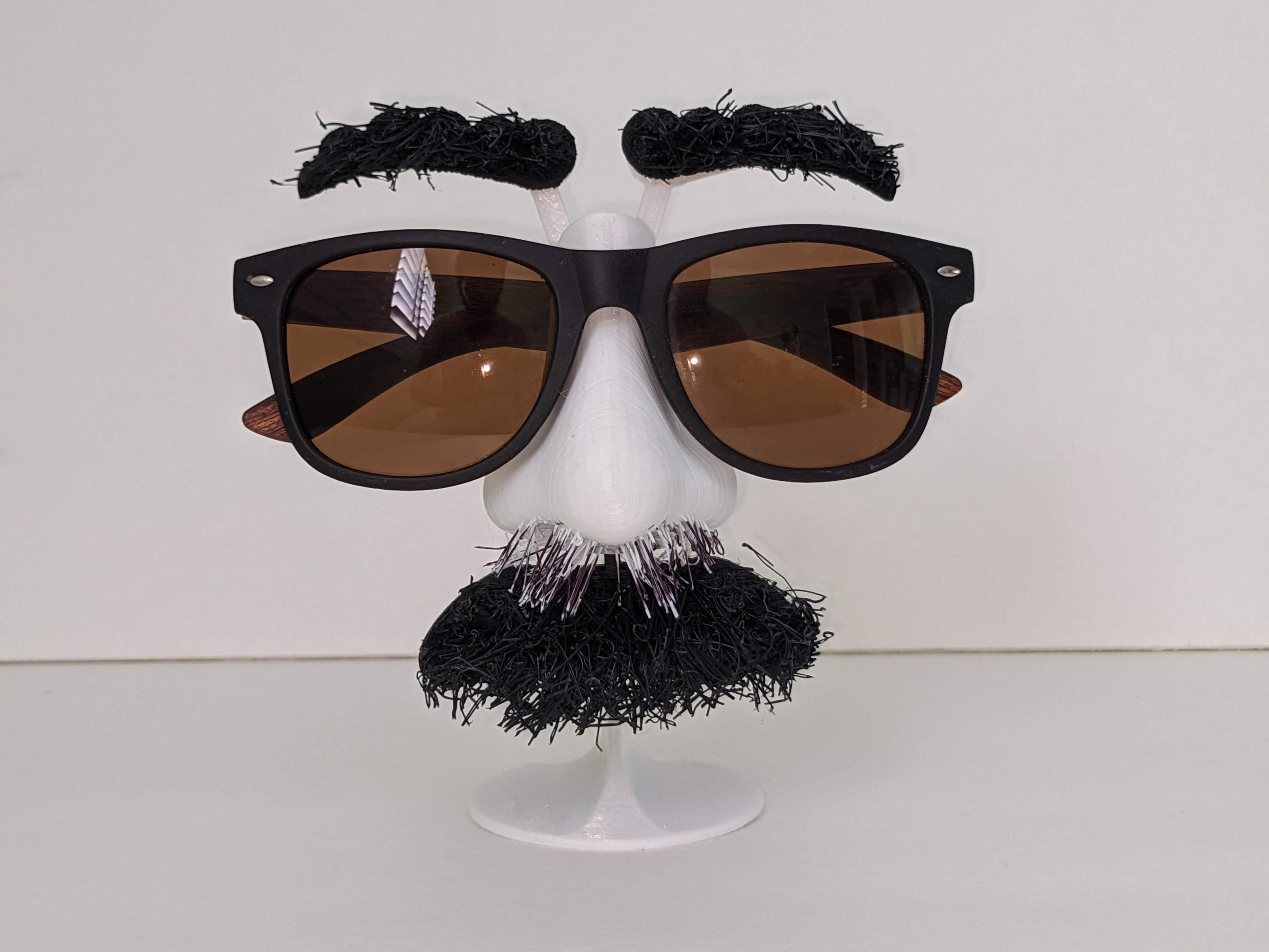 Hairify Funny Nose Glasses Stand 3d model