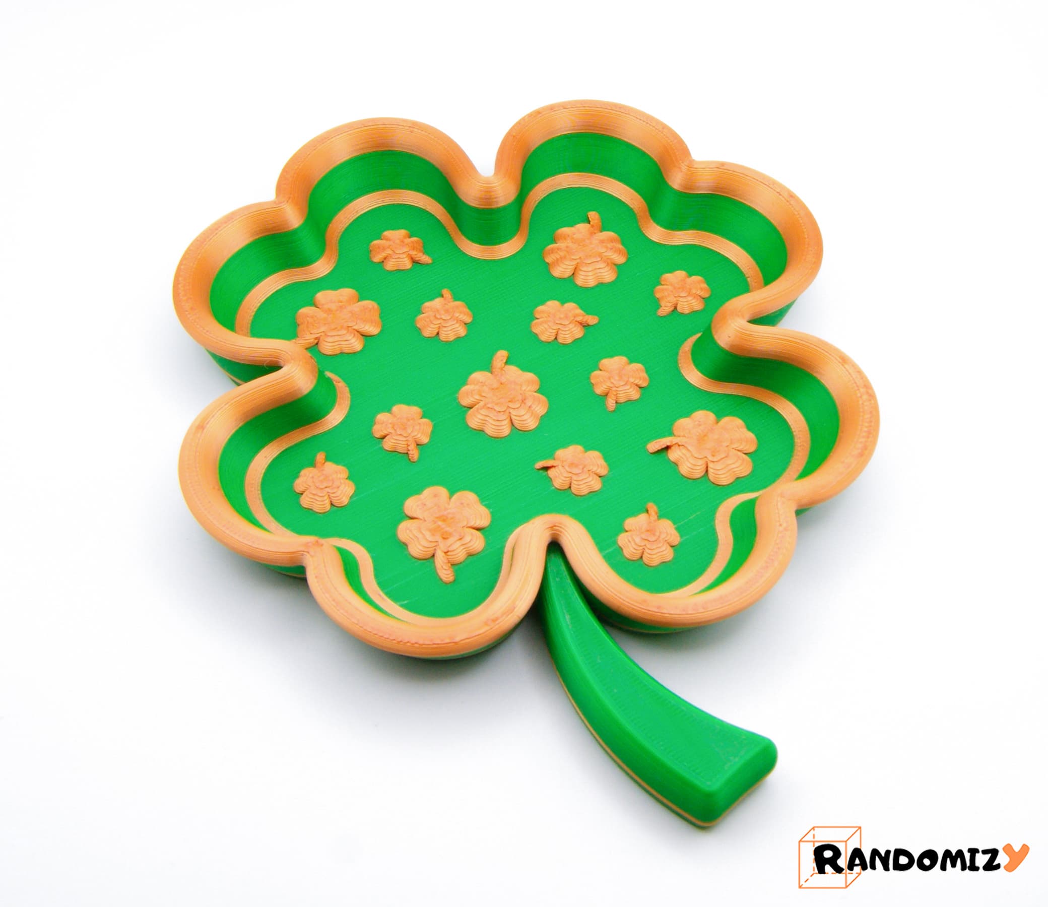 Four-Leaf Clover Tray 3d model