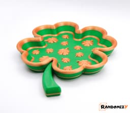 Four-Leaf Clover Tray 3d model