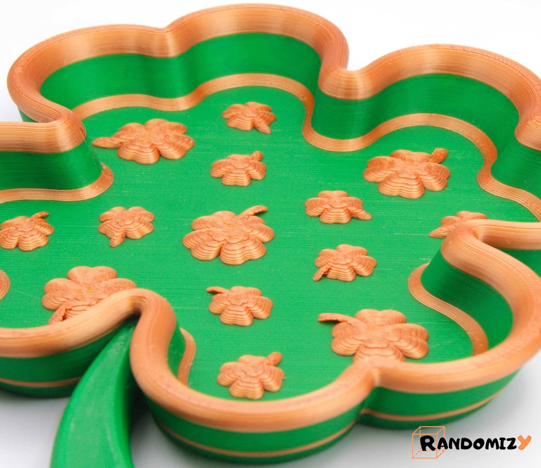 Four-Leaf Clover Tray 3d model