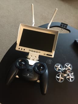 Tiny Whoop Transmitter Monitor Mount 3d model