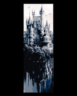 Castles in the Sky - High Fantasy Artwork as Bookmarks 3d model