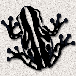 poison dart frog wall art rain forest wall decor tropical decoration 3d model