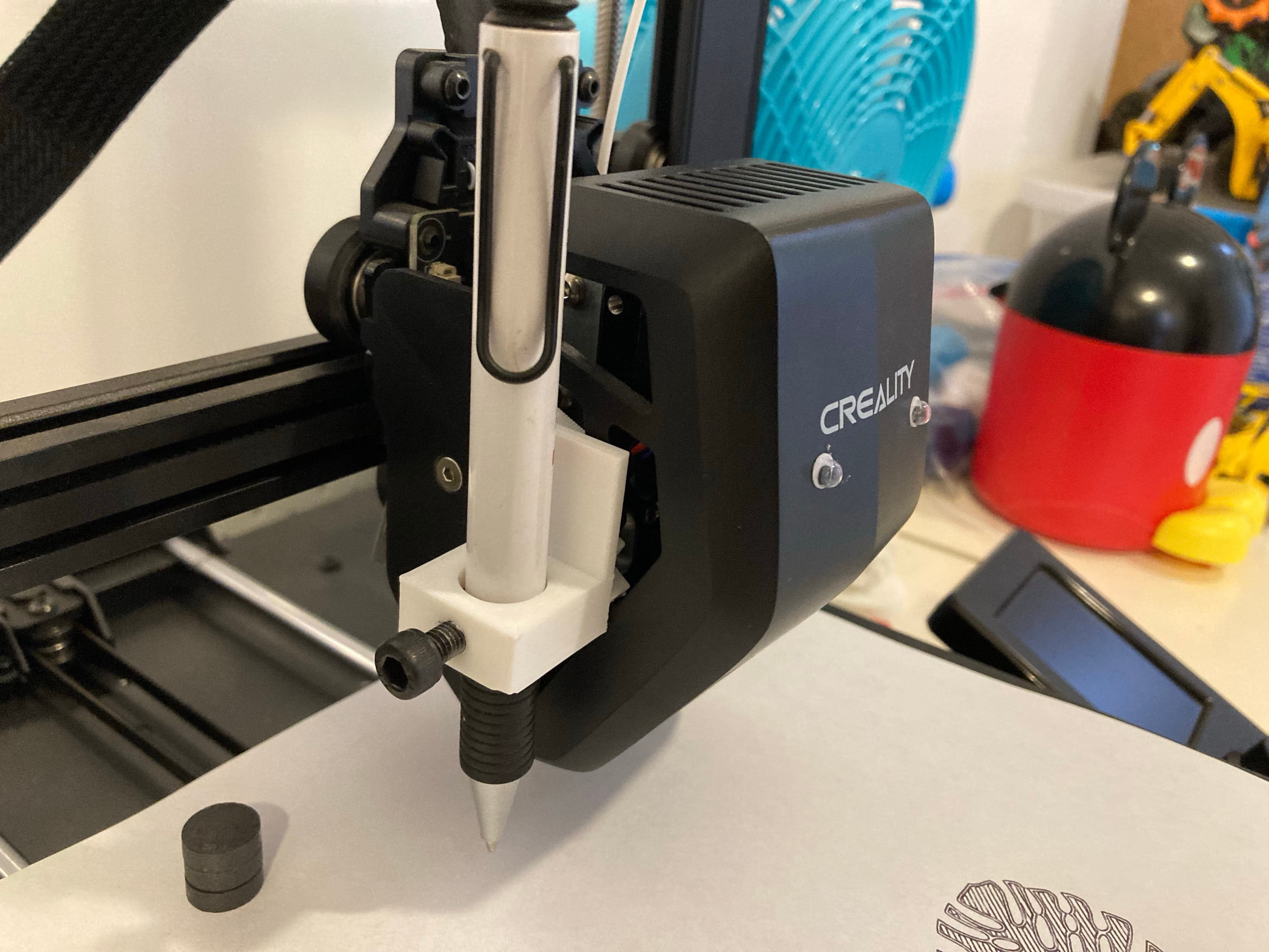 Pen Mount for Ender 3 V3 SE 3d model