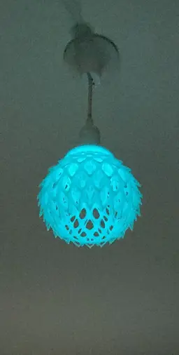 Absolutely insane model! Worth every gram of filament!
Printed at 85% of the original size to fit "A1 mini". I printed this on white filament that glows blue in the dark - a spectacular result especially when the lights in the room are off. 3d model