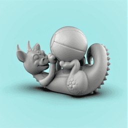 Benny the Baby Dragon 3d model