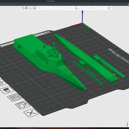 Littoral Combat Ship LCS-2 USS Independence 3D Print Model 3d model