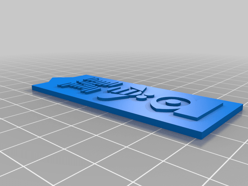 Standing Trophy 3d model