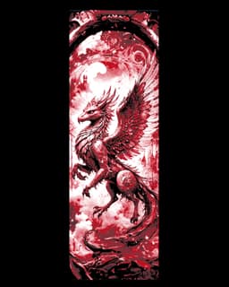 High Fantasy Tapestry Art of a Royal Griffin - Set of Bookmarks 3d model