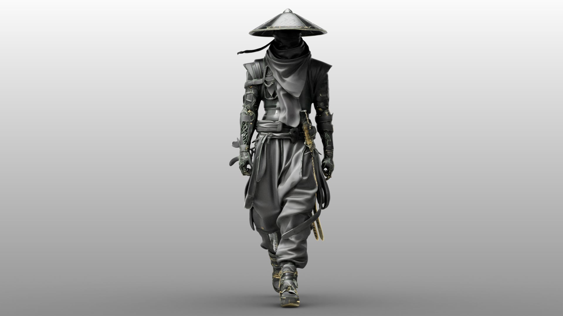 Iron Shadow Warrior 3d model
