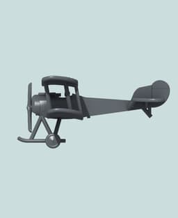 1:144 Fairey Hamble Baby Convert 3d model