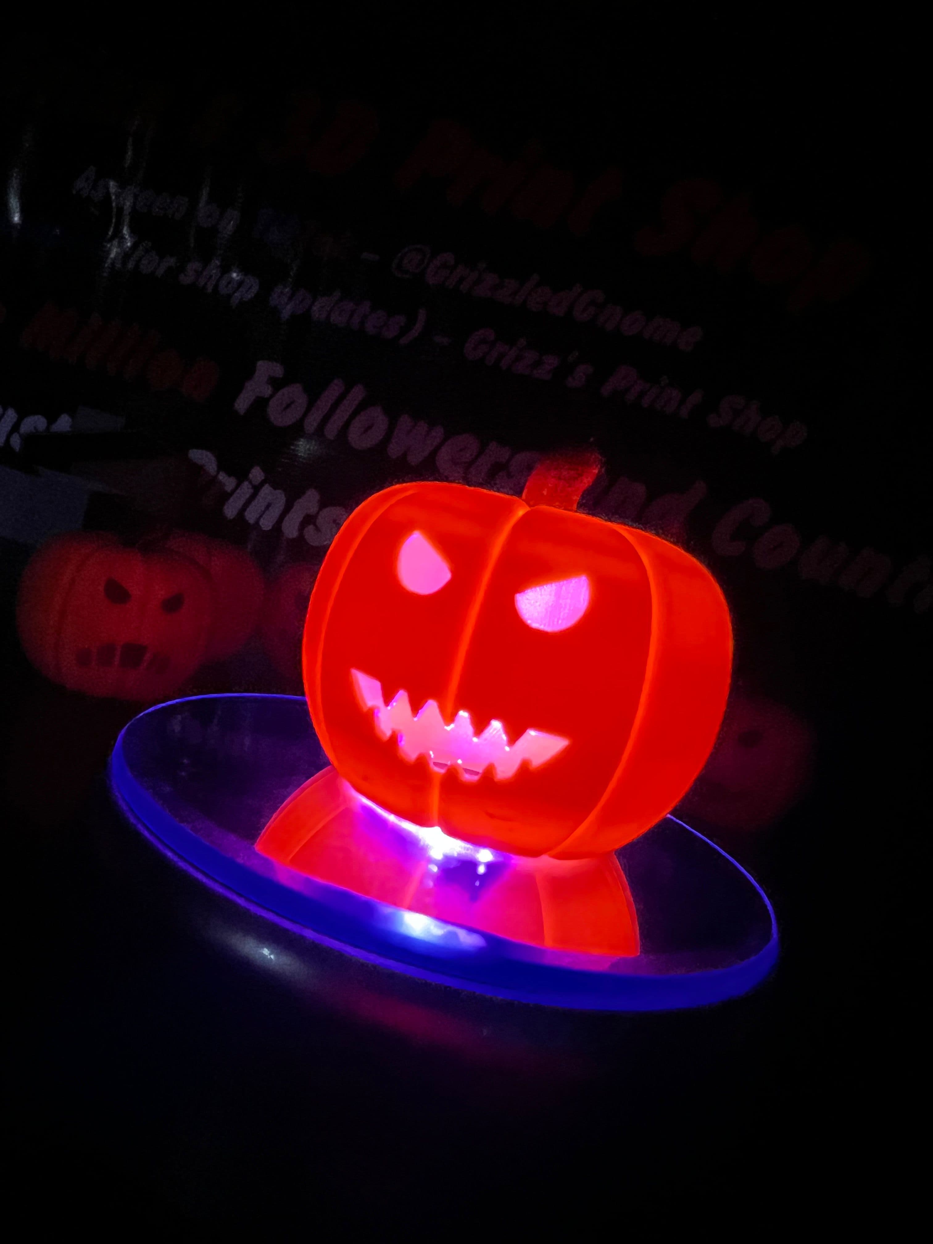 Tea light Jack o lantern - Jagged 3d model