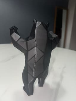 Low Poly Bear - Elevate Your Space with a Touch of Wilderness! 3d model
