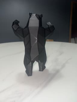 Low Poly Bear - Elevate Your Space with a Touch of Wilderness! 3d model