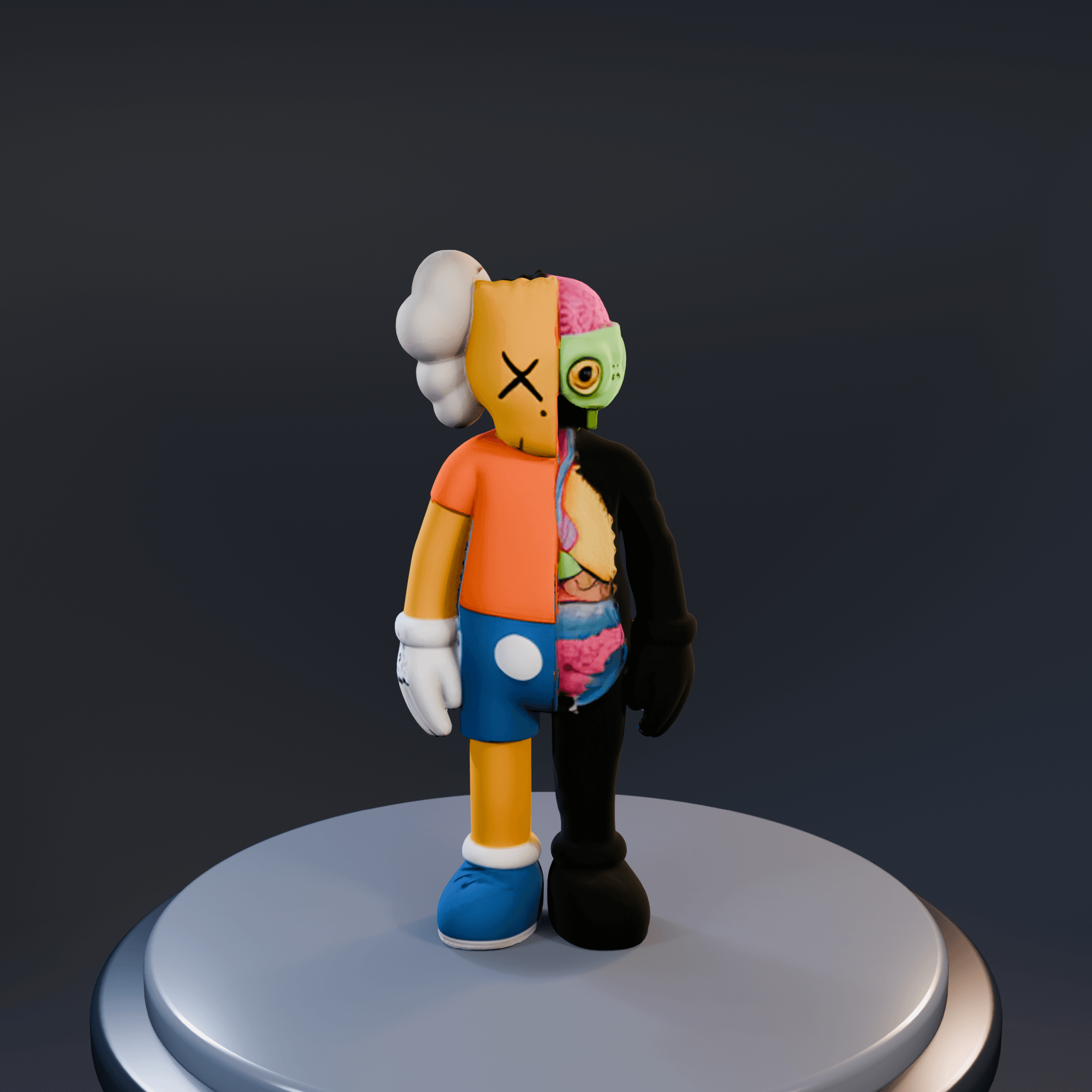Bart Simpson Kaw 3d model