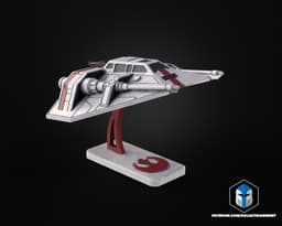 Snowspeeder Vehicle Kit Card - 3D Print Files 3d model