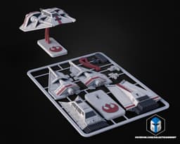 Snowspeeder Vehicle Kit Card - 3D Print Files 3d model