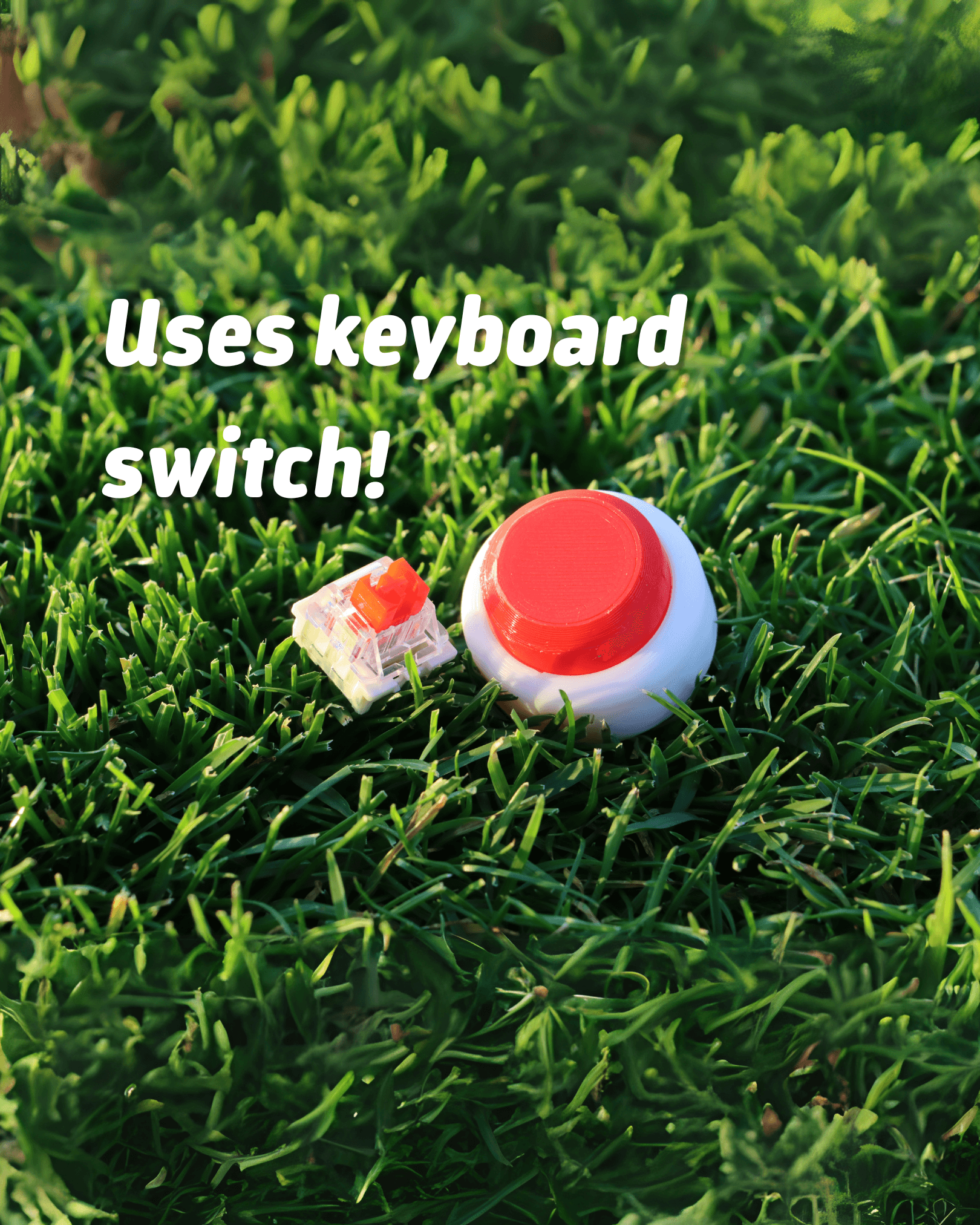 Retro button clicker 3d model