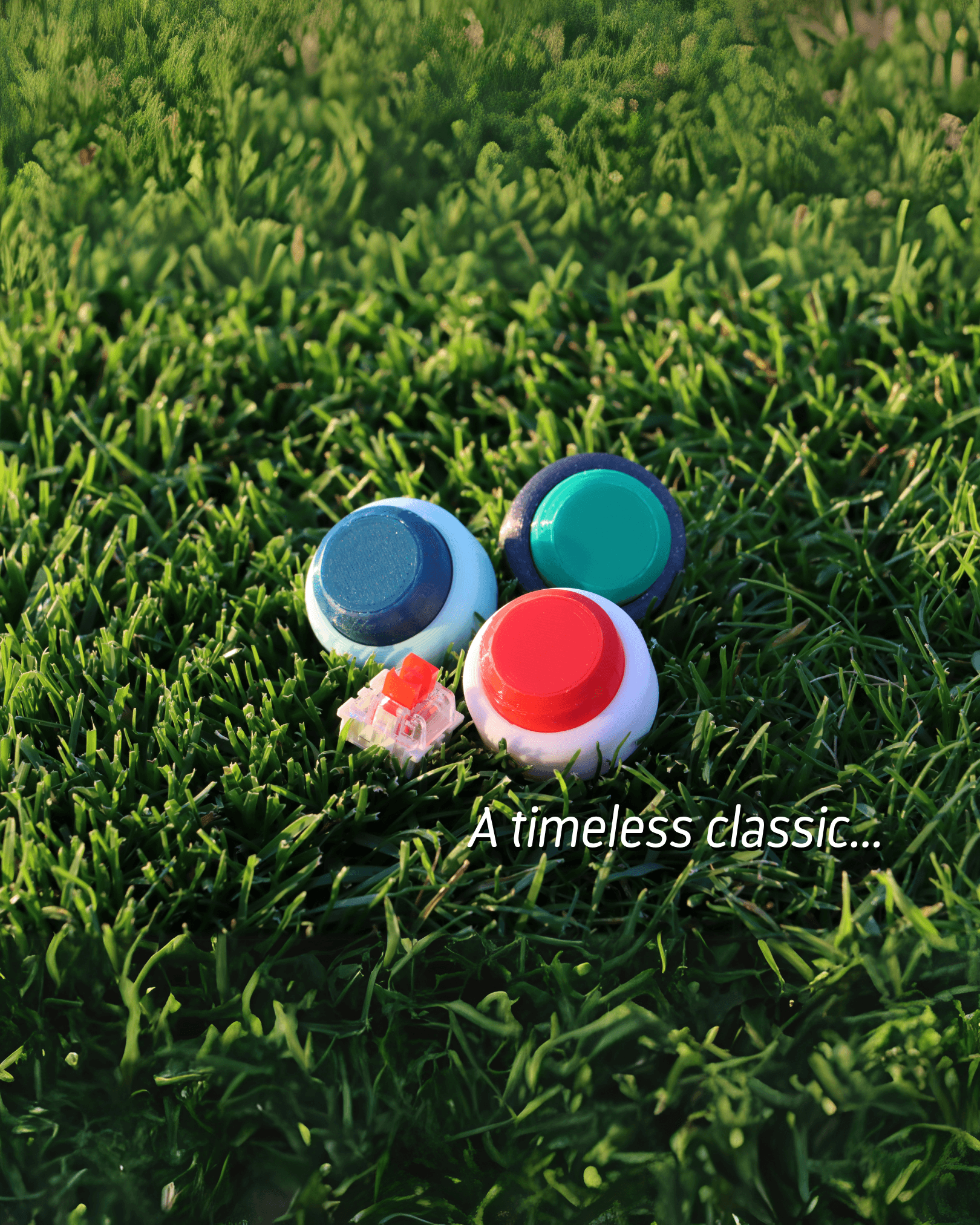 Retro button clicker 3d model