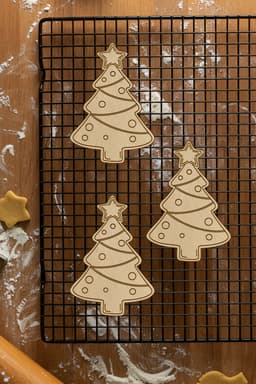 Christmas Tree Cookie Cutter, Biscuit Cutter 3d model