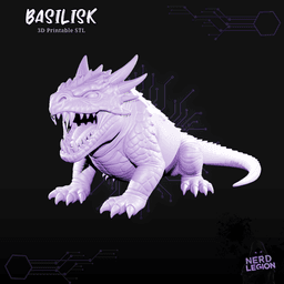 Basilisk - Dungeons and Dragons 3D Model 3d model