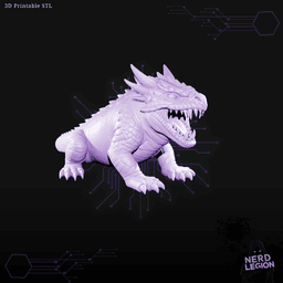 Basilisk - Dungeons and Dragons 3D Model 3d model