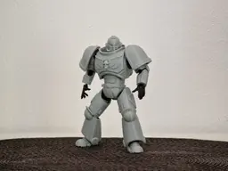 Space Marine - Poseable Action Figure 3d model