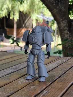 Space Marine - Poseable Action Figure 3d model