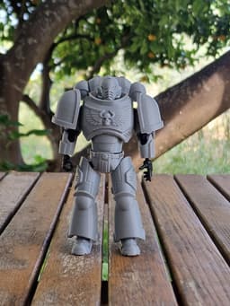 Space Marine - Poseable Action Figure 3d model