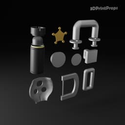 Billy Kid Accessories 3D Model - Zenless Zone Zero 3d model