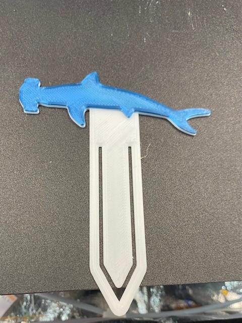 Shark Bookmarker 3d model