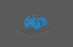 Renault - Megane 3 RS Wall Art 3d model