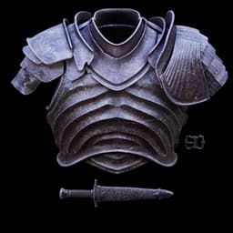 SOUL OF CINDER Armor Chest Gorget Pauldrons STL Fan Art Model 3d model