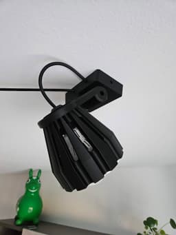 E27 lightbulb holder and lamp (retro projector style) 3d model