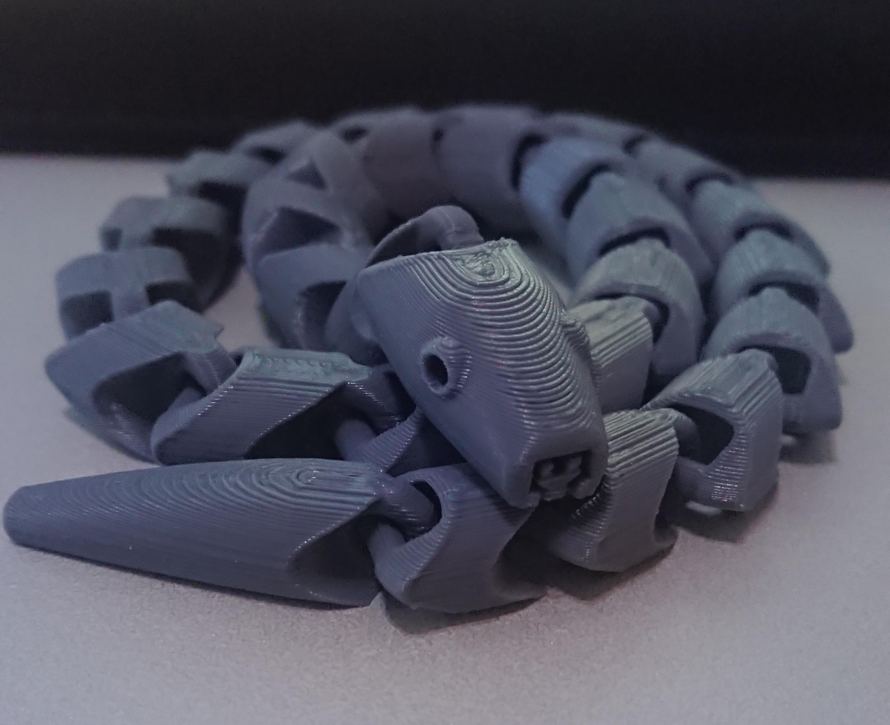 slippy snake  - Nice little print, very free moving and fluid.  - 3d model