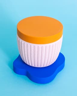 Fuzzy Stripes Planter // 90x60mm 3d model