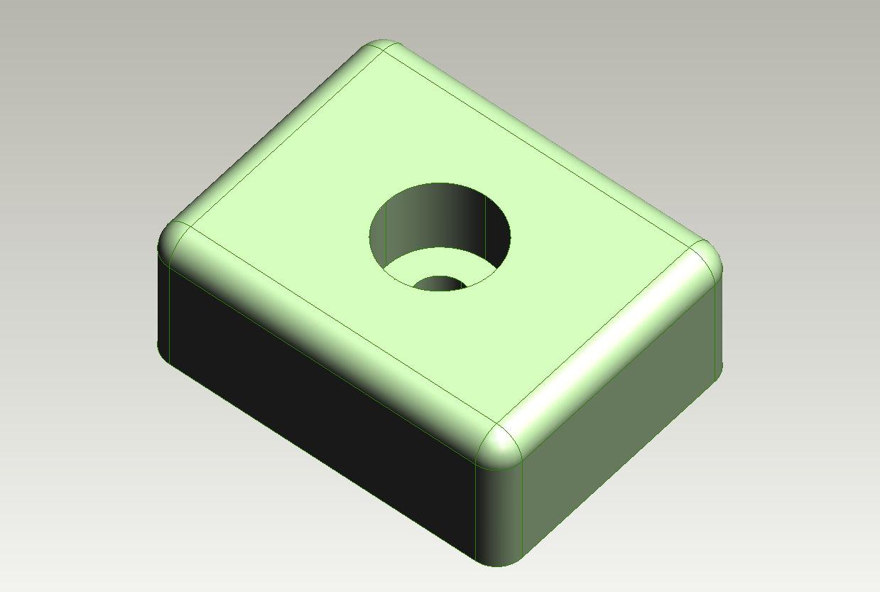 Centre Stand Bump Stop rubbers 3d model