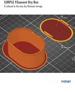 S!MPLE Filament Dry Box 3d model