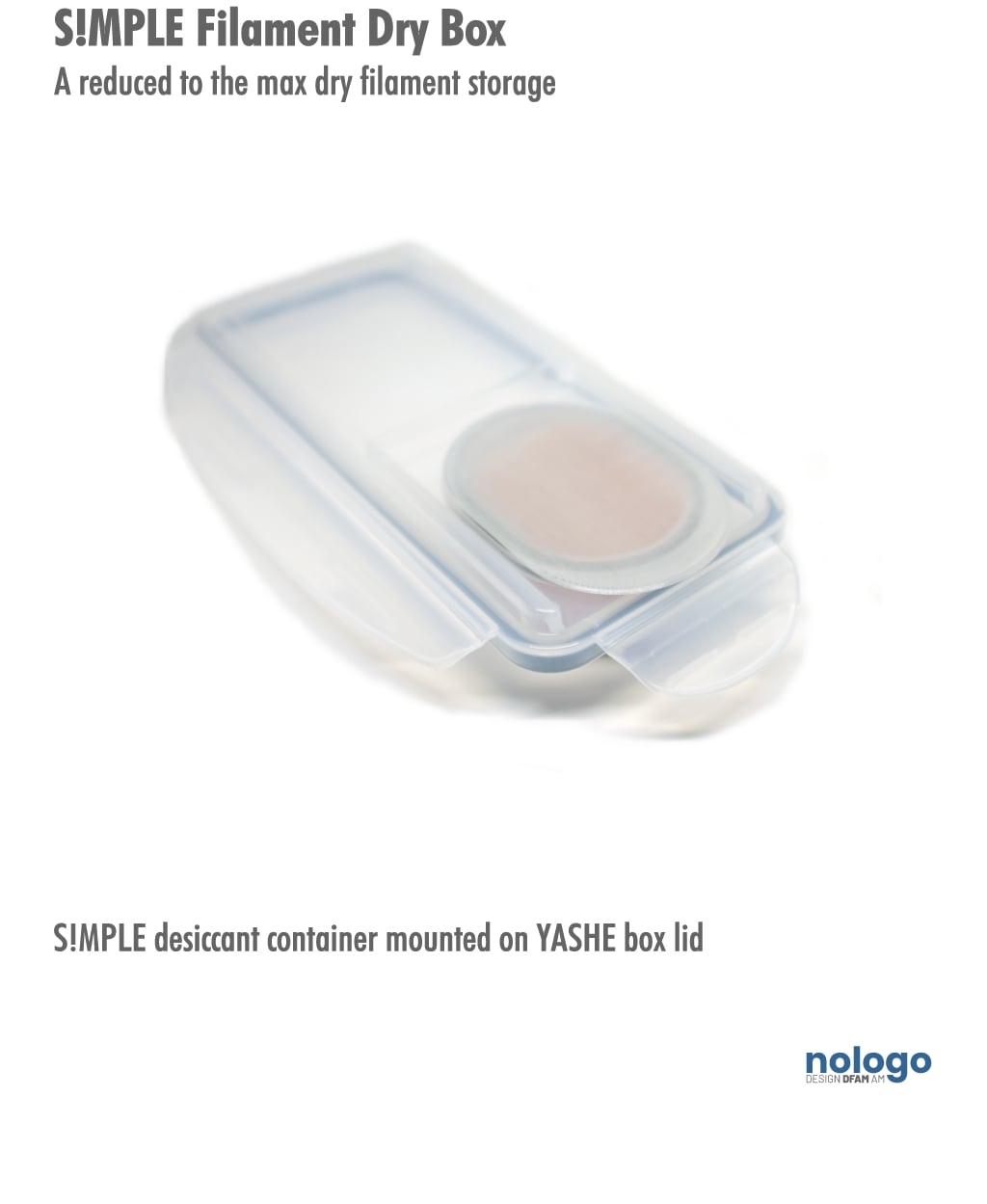 S!MPLE Filament Dry Box 3d model