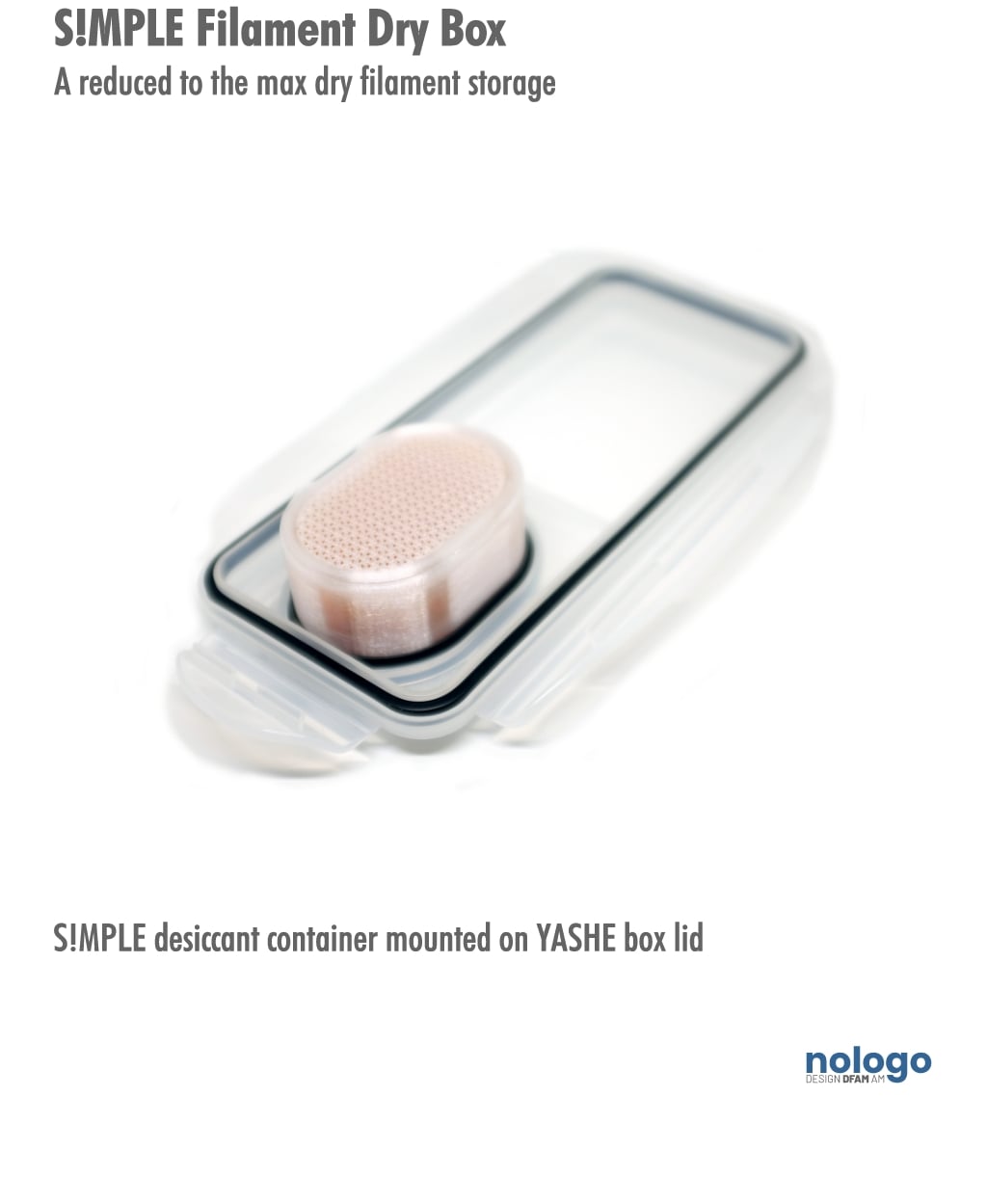 S!MPLE Filament Dry Box 3d model