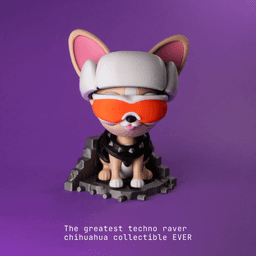 Chucho the Techno Raver - Collectible toy 3d model