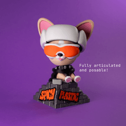 Chucho the Techno Raver - Collectible toy 3d model